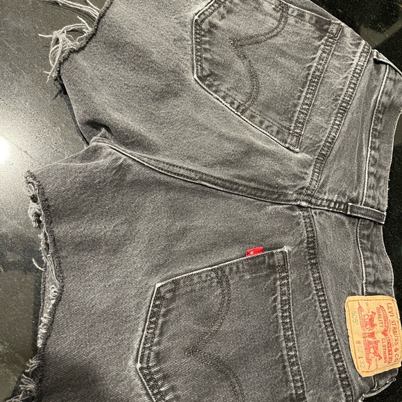 Levi's Pants - Levi's Women's Black Denim Shorts